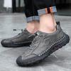 Men Split Leather Casual Leather Shoes Men Comfortable Driving Shoe  Man Flats Shoes  Business Formal Shoes