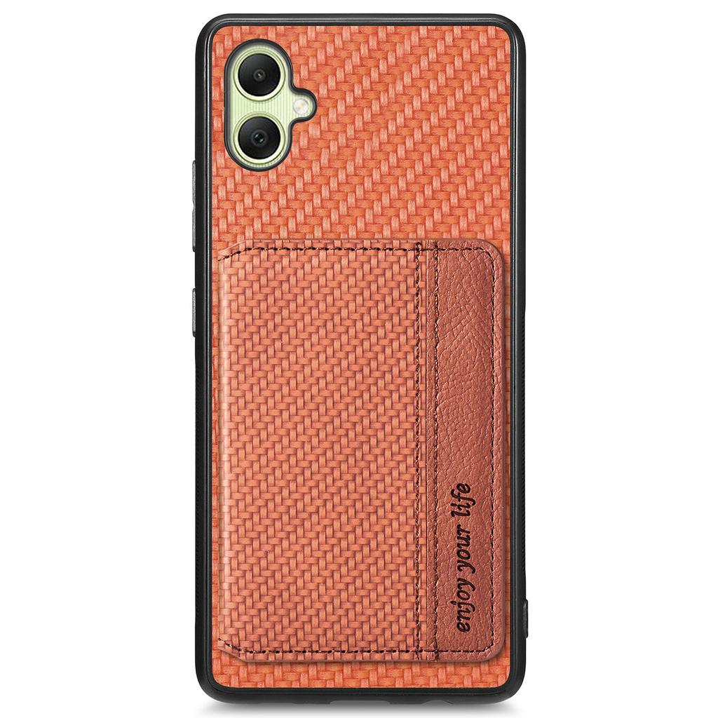 For Samsung Galaxy A05 4G Case Kickstand Card Slots Leather+PC+TPU Phone Cover
