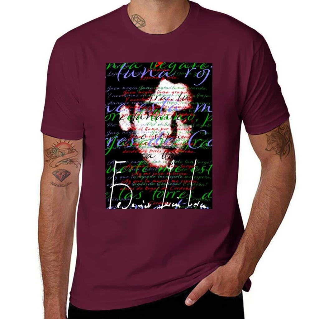 Federico García Lorca - Cordoba T-Shirt summer clothes shirts graphic tees mens graphic t-shirts