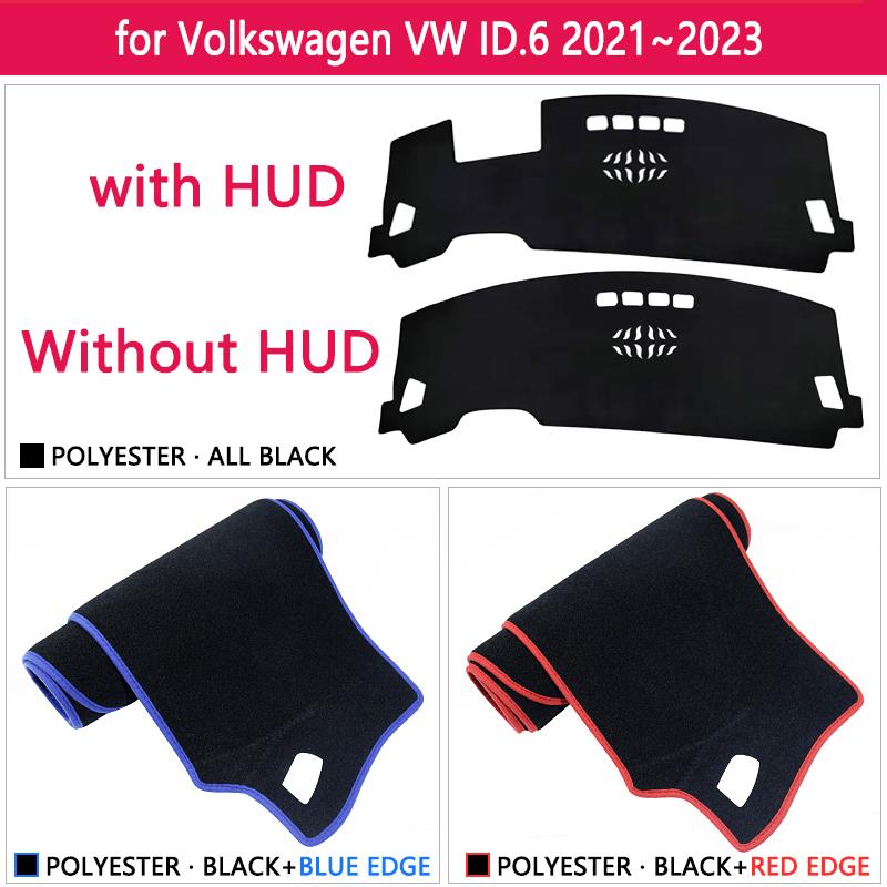 Car Dashboard Mat For Volkswagen VW ID.6 Pro ~  Rug Dashmat Protect SunShade Anti-dirty Cover Pad Carpet Accessories