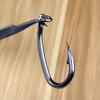 5Pcs Stainless Steel Circle Fishing Hooks Barbed Big Game Hook Tuna Fishhooks  Boat Sea Fishing