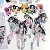Korean Girl Group Cartoon Sticker Bag Group Album Anime Character Small Card Sticker Decoration Material Pack