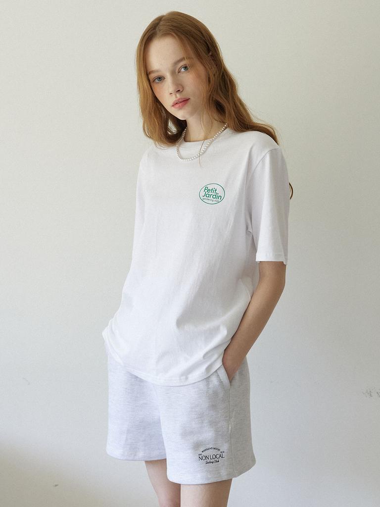NONLOCAL Gardening Logo T-Shirt - White