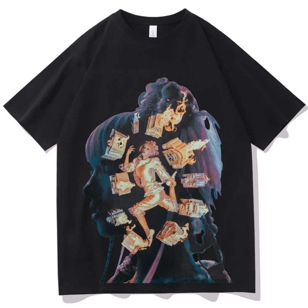 

Summer Fashion Trendy Melaniemartinez Hades Album 2026 Tshirt Unisex Women Harajuku Short Sleeve Oneck Casual Streetwear Shirt S