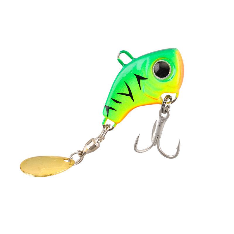 Long-Distance Casting Vib Lure: Rotating Sequin Cyclone for Sea Fishing & Perch