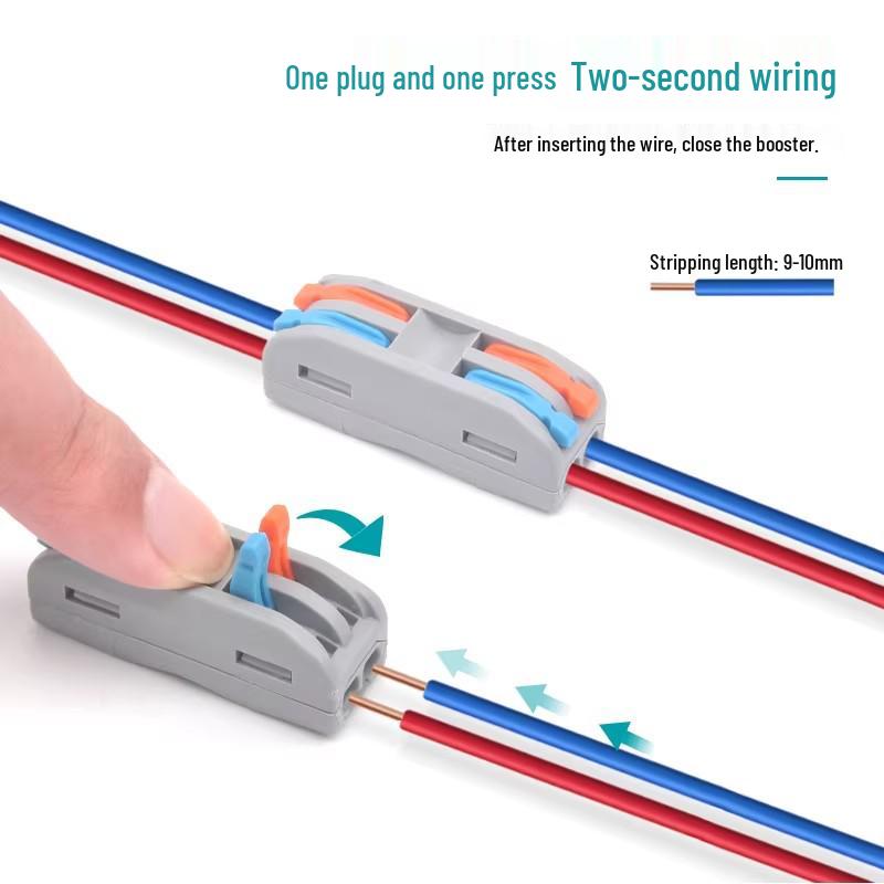 2-Position Multifunctional Quick Wiring Terminal Connector