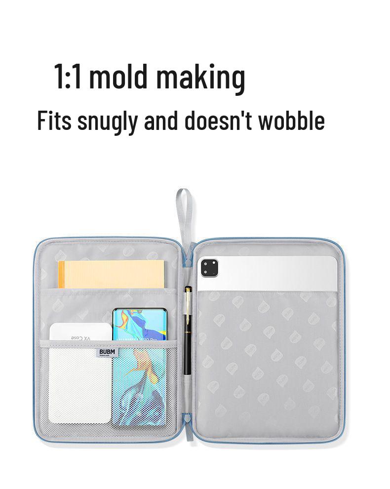 Wasserdichte Leder-Handtasche für Tablet & Laptop – Herren- & Damen-Sturzschutz, tragbare iPad-Aufbewahrung