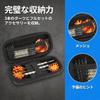 [Holds 3 Darts] EVA Material Dart Case, Impact Resistant, Large Capacity, Black, Compatible with Shafts and Dart Cards, Portable