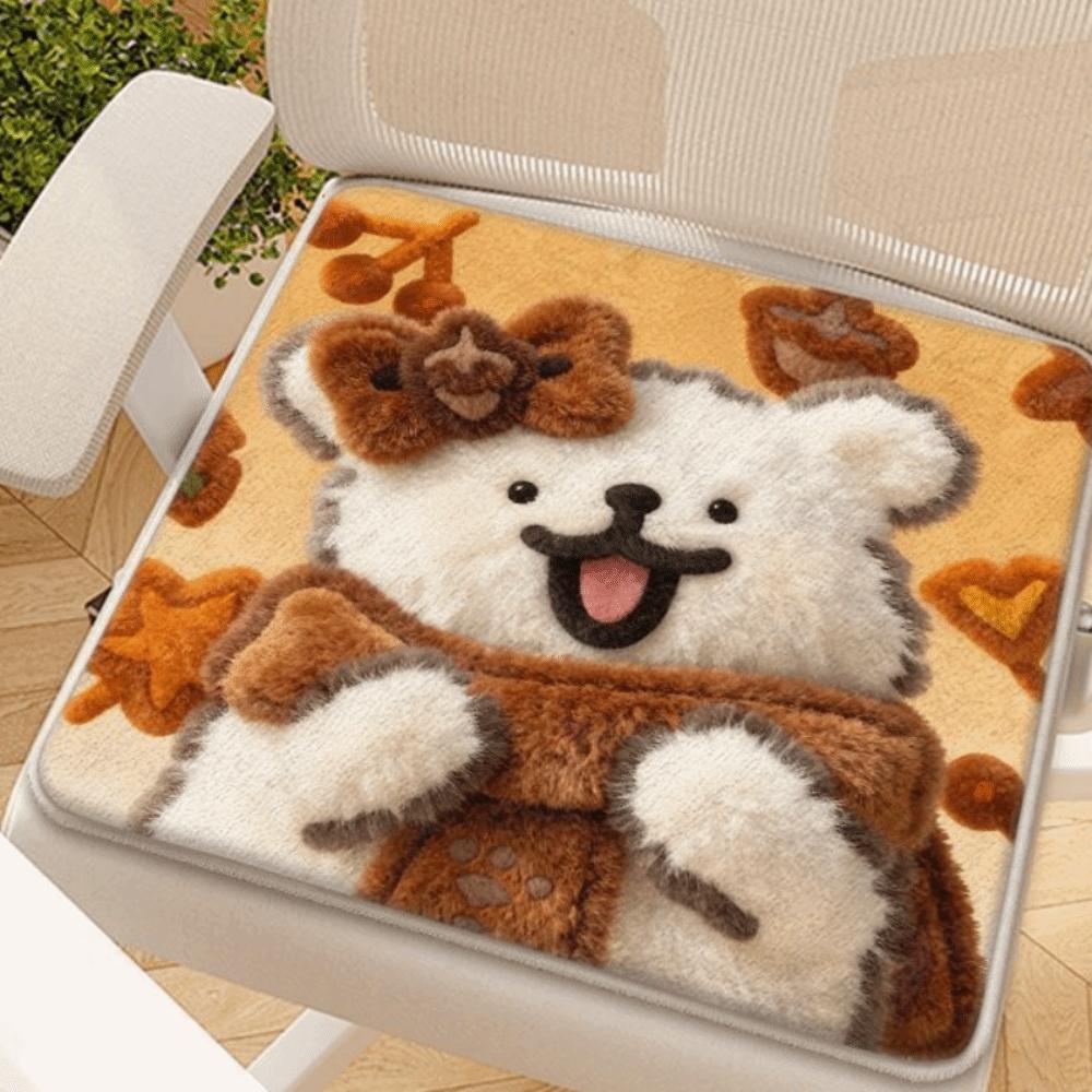 Cute 40*40cm Poker Cushion Soft Texture Fabric Seat Cushion Abstract Design Abstract Cushion Student