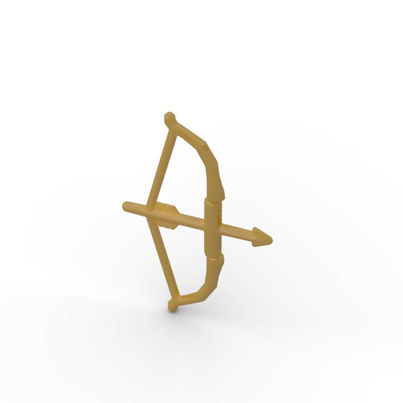 Non-Toxic Moc 10Pcs 93231 Bow And Arrow Building Blocks Prop Recurve With Round Limbs Bricks Assemble Diy Toy Children Birthday Kid Gift