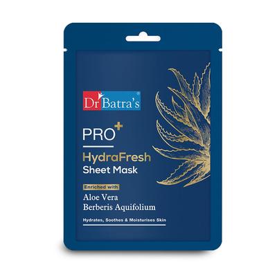 Dr Batra's PRO+ Hydrafresh Sheet Mask 25g Pack of 1 for Hydrated and Nourished Skin