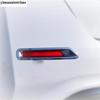 Car Outside Rear Fog Lights Lamps Frame Decoration Cover Trim ABS Chrome Accessories Exterior Kit For Nissan Leaf 2018 - 2024