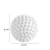 4 Pieces Circular Pure White Magic Cleaning Drum TPR Anti-Winding Laundry Ball Washing Machine for Dirt Removal and Knotting