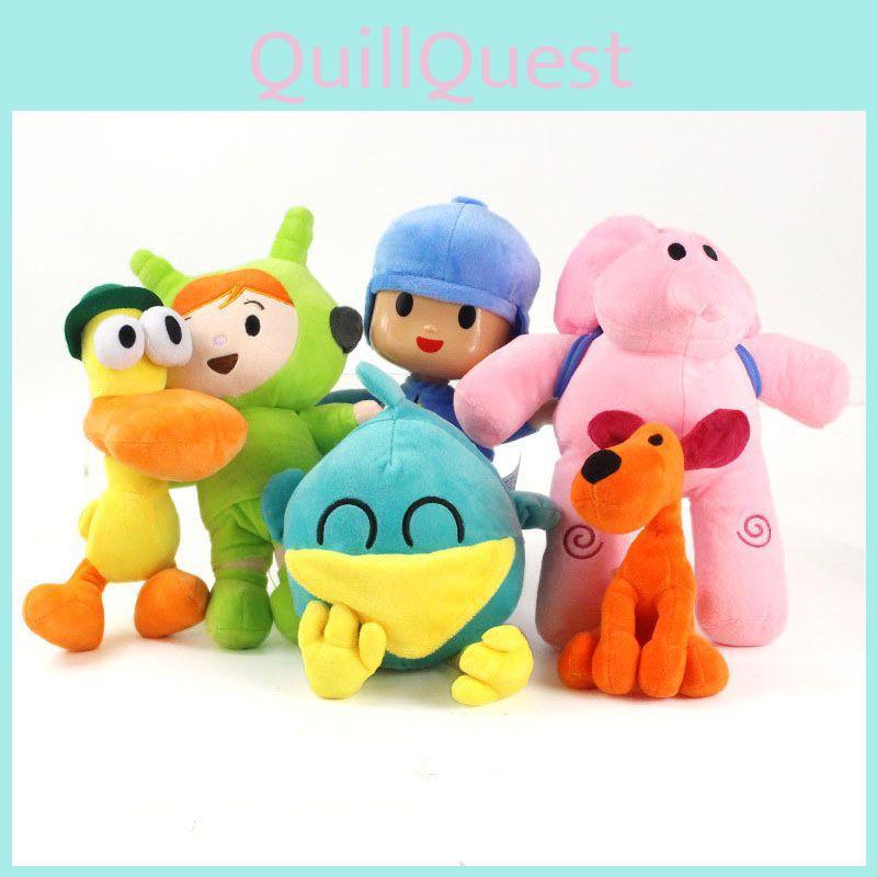 Adorable Pocoyo Elly Pato Loula Sleepy Bird Soft Plush Stuffed Figure Toy Doll Gift For Kids