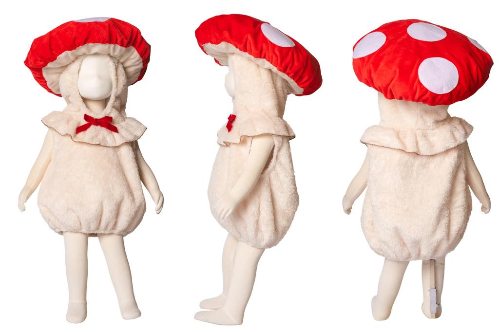 Şeffaf Taş Marshmallow Bebek Cosplay Cadılar Bayramı Marshmallow Mantar Bebek 80cm Kırmızı