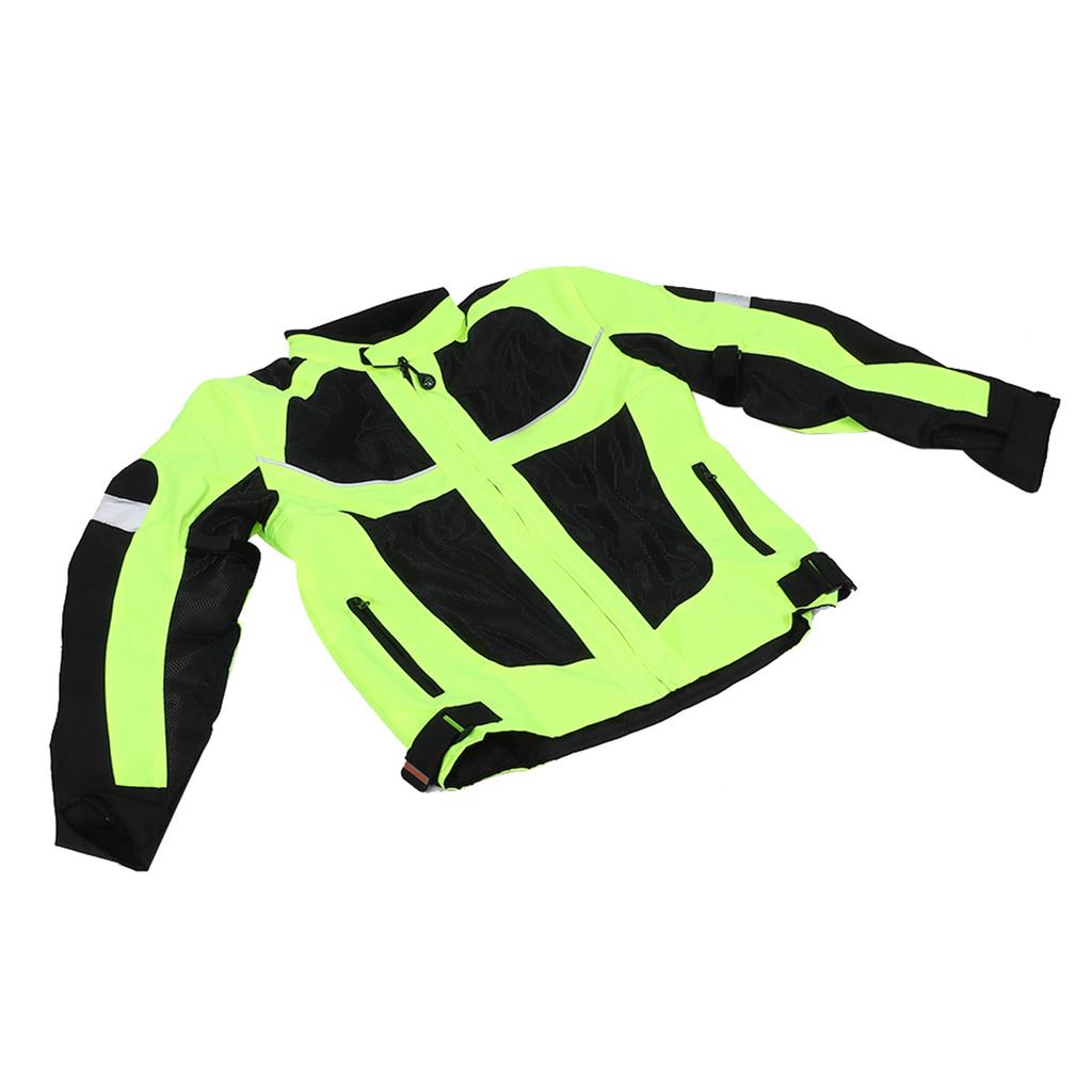 Men Motorcycle Riding Clothing Breathable Racing Reflective Clothes Full Protection for SummerM
