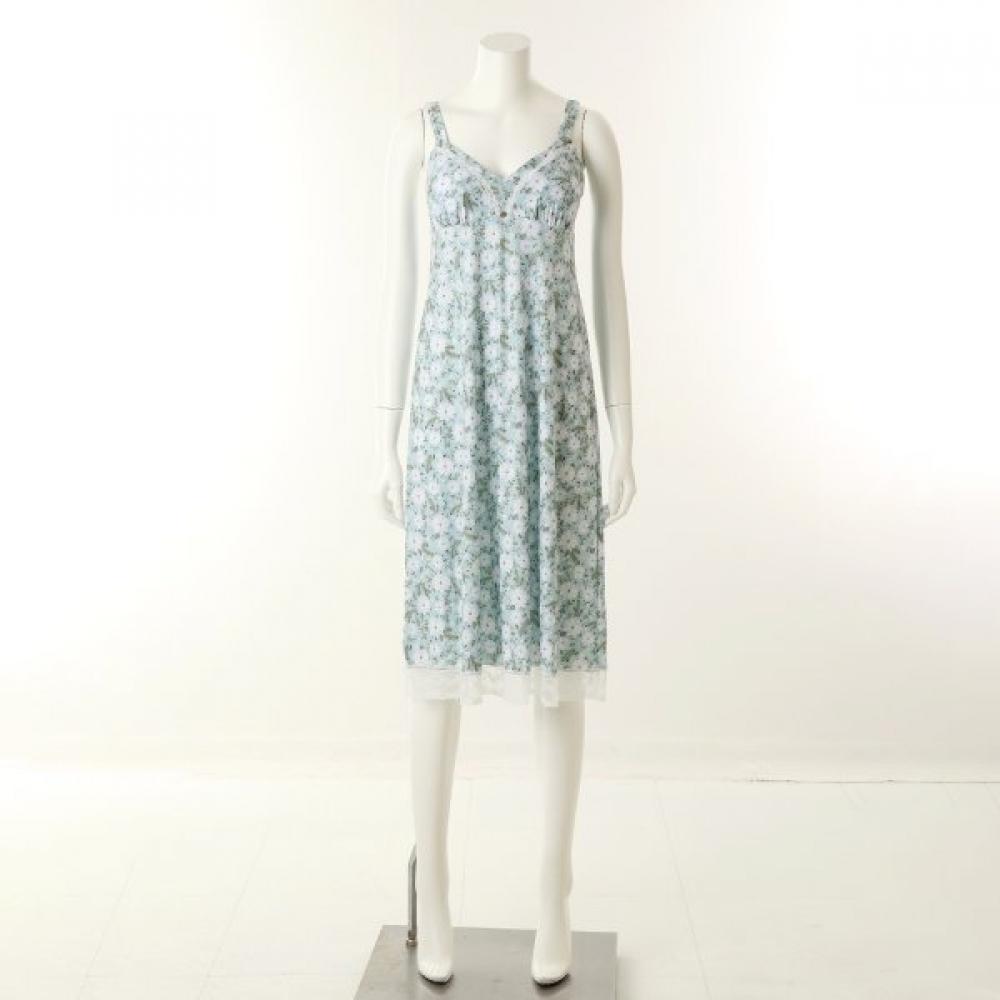 Wacoal Мятное платье-комбинация с цветочным принтом, пижама Wfs2401r 85