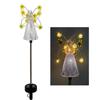 Solar Garden Angel Light With Waterproof For Lawn And Pathway Decor