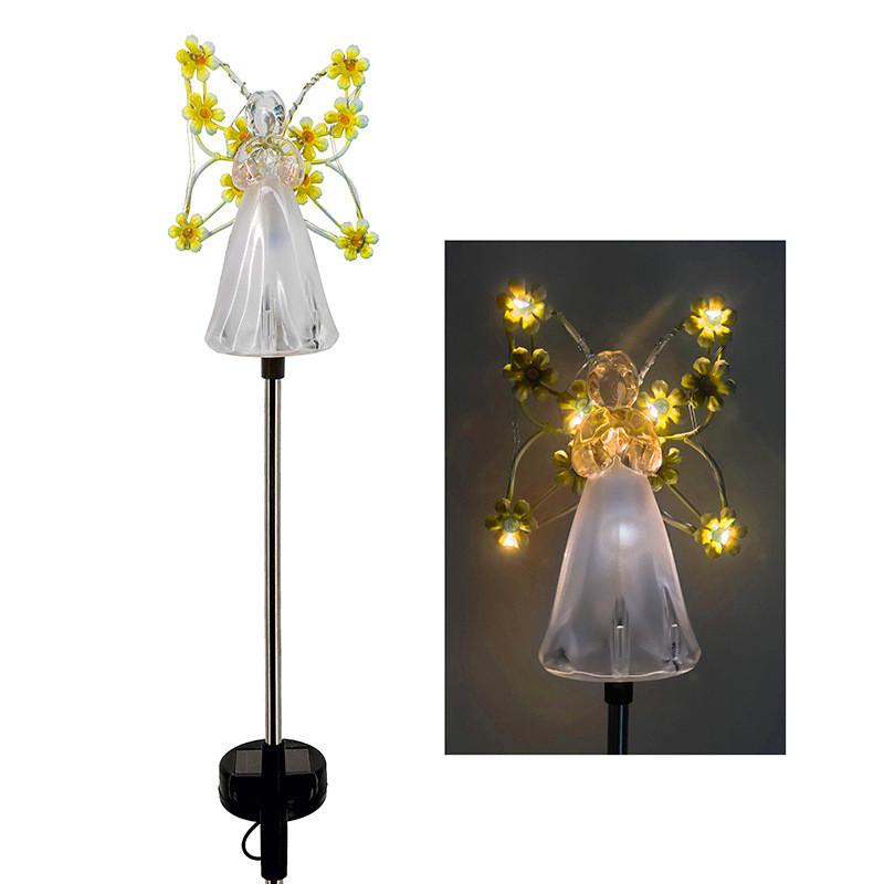 Solar Garden Angel Light With Waterproof For Lawn And Pathway Decor