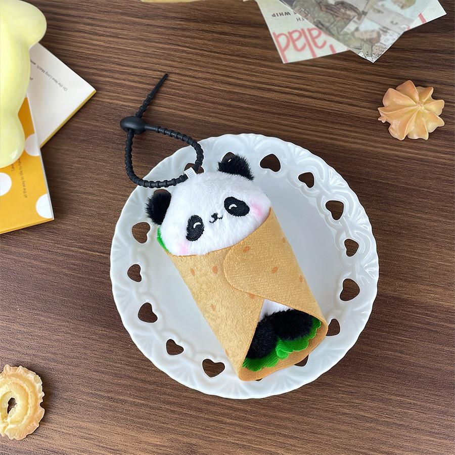 Plush Pancake Animal Toy Capybara Doll Keychain Backpack Pendant Holiday Gift