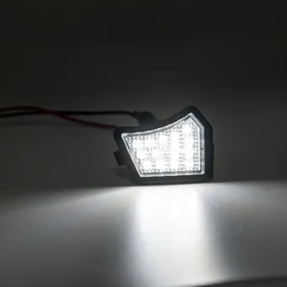 2 STÜCKE Auto Vordertür Spiegel Pfütze Licht Courtesy Lampe Objektiv Diamant Für Volvo V70 S60 S80 XC90 V50 C30 C70 V50 Auto Zubehör