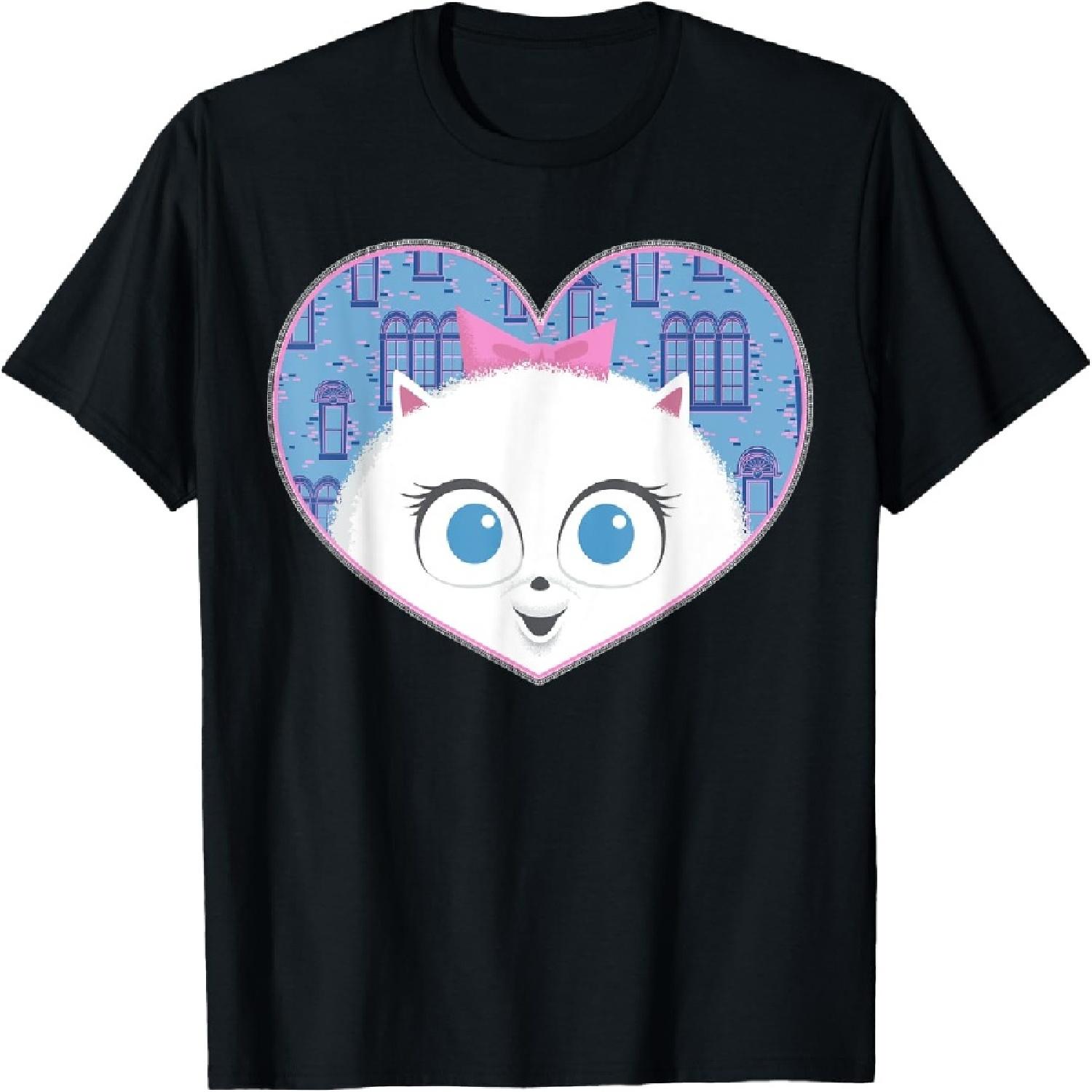 Pets 2 Gidget Peeking Over the Rainbow T-Shirt XXXXXL разноцветный