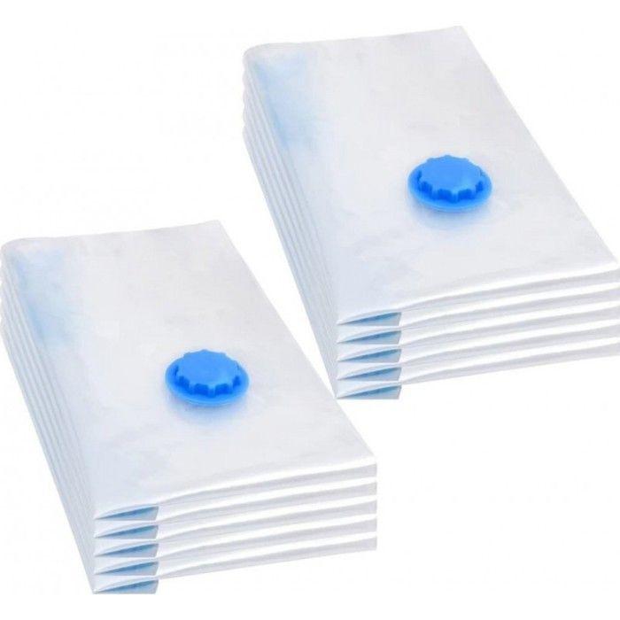 VidaXL Vacuum Travel Bags Garment Bags 60x40 Cm 10 Pcs