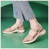 2026 Summer Shoes Women Sandals Summer Holiday Thick Sole Fashion Brand Ladies Sandals Non-slip Pink Black Plus Size 41