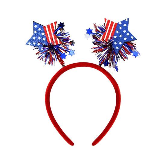 

Yousheng 1/15 шт., повязка на голову для вечеринки, повязка на голову с американским флагом, День памяти, День независимости, 4 июля, головной убор, аксессуар для патриотической вечеринки I