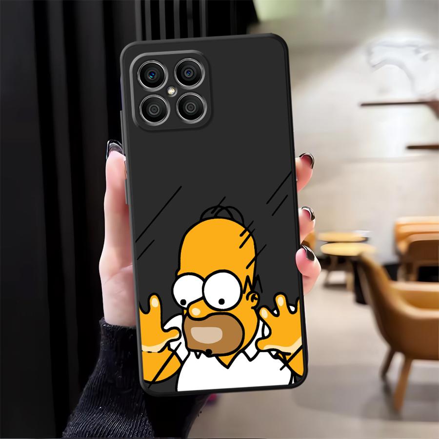 

Fun S-simpsons Case for Honor Magic5Lite X7 X6 90 X5b X9a 8X X8 70 200 400 Lite Funda Phone Cover Honor X9c Smart