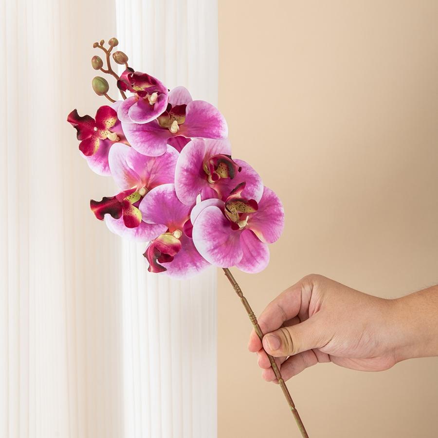 Silk Artificial Flower moth orchid Home Room Vase Table Decor Wedding Bridal Bouquet Outdoor Garden Wreath Party Diy Gift Props