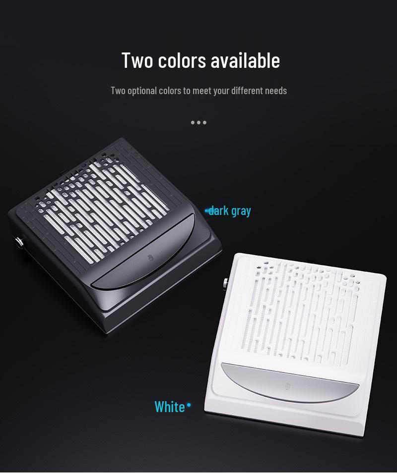 100W High-Power Nail Dust Collector with Adjustable Speed & USB Output, Japanese Filter Net Vacuum Cleaner