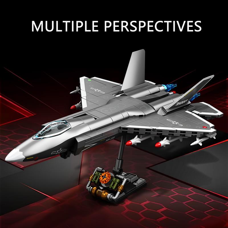 Non-Toxic Sembo Block 362Pcs Military Aircrafts Weapons Assemblage Building Blocks Fighter Model Bricks Ornament Toys Kids For Children Gifts