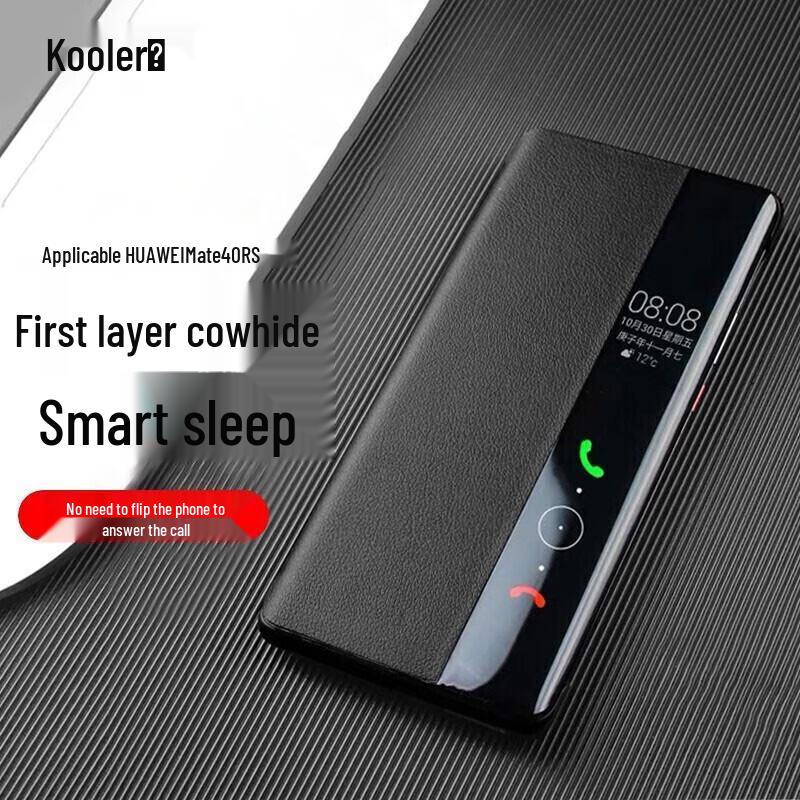 KOOLIFE Huawei Mate Serie Smart Flip Leren Hoes