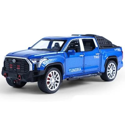 1/32 Toyota Tundra Liga Modelo de Carro Pickup Diecast & Brinquedo Metal Veículos Off-Road Modelo de Carro Simulação Som e Luz Brinquedo Infantil Presente