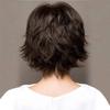 Short Curly Wig With Bangs - Soft Brown Ombre Synthetic Hair For Women, Natural Look For Daily Use, Cosplay Costume Parties