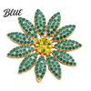 Brooch Pin Alloy Pin Round Sunflower Shape Lapel Badge Versatile