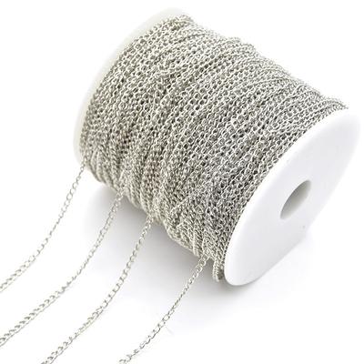 DIY Šperkové doplňky Železný šifrovaný řetízek Prodlužovací řetízek Koncový řetízek Materiál pro náhrdelník a náramek