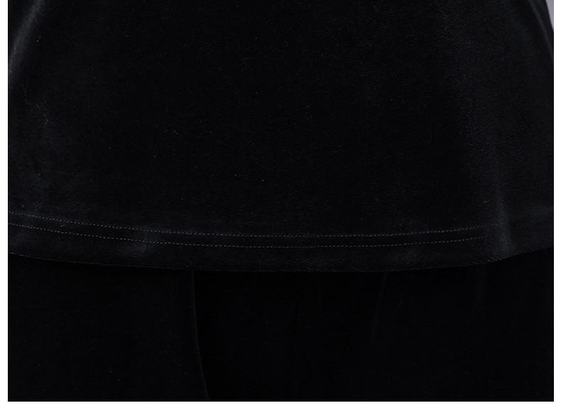 Mother's Velvet Long-Sleeve Top - 2026 Fashion for Middle-Aged & Elderly Women