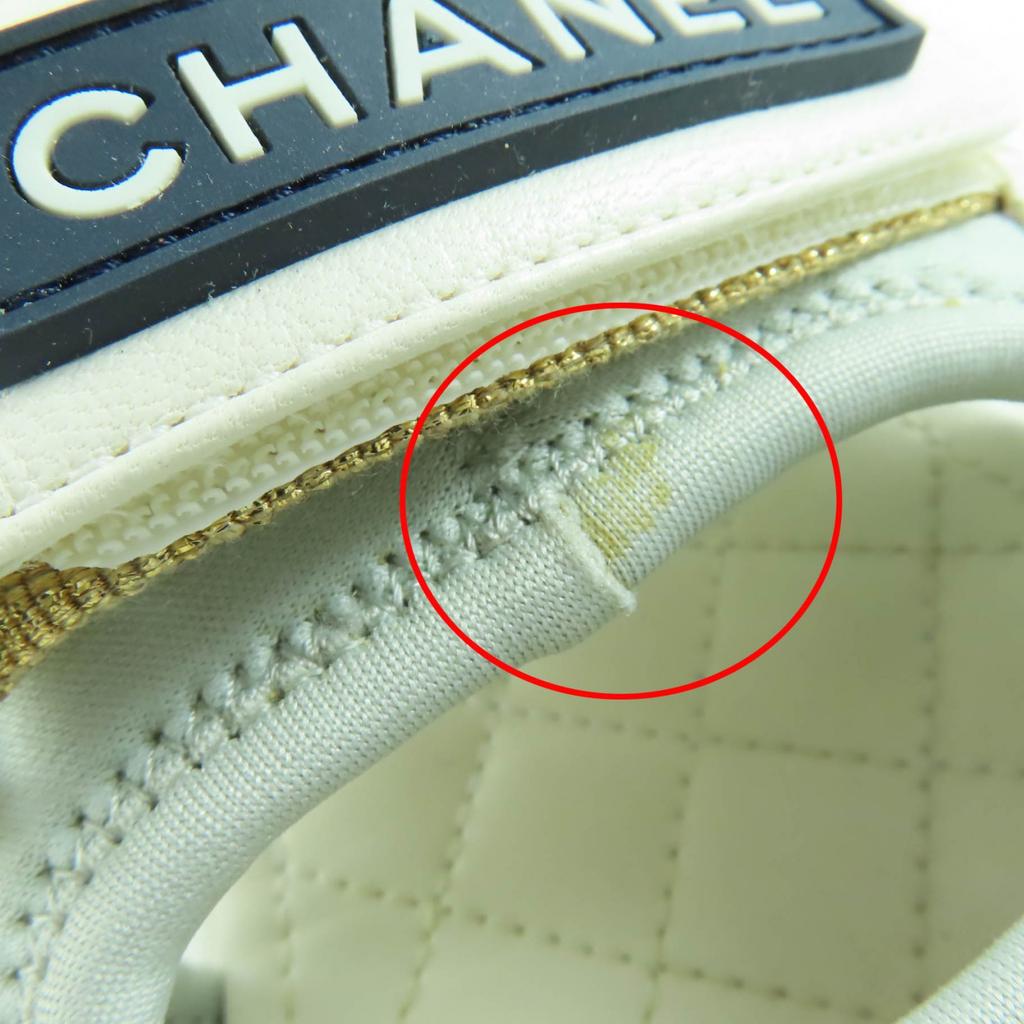 Very Good CHANEL COCO Mark Sport Sandals In Leather 37 21P G37231 Used