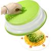 Microwave Cover with Easy Grip Handle, Collapsible Design for Space-saving Storage, Ventilation Holes for Optimal Steam Escape, Bpa Free Silicone &amp