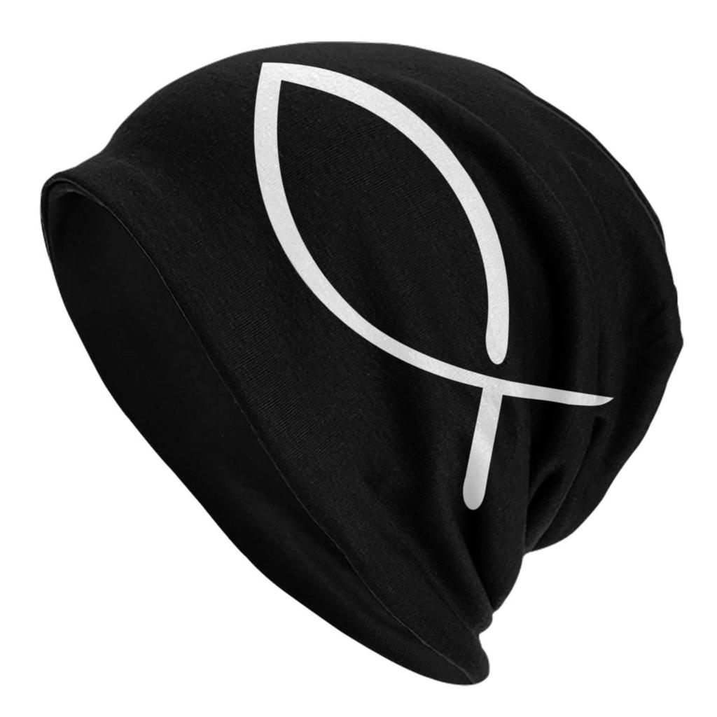 Custom Lion Of Judah Jesus Cross Beanie Cap Winter Bonnet Femme Knitted Hats Outdoor Ski Christian Faith Skullies Beanies Hats