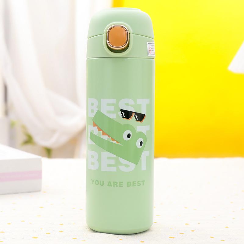 Charming Cartoon Thermos Bottle For Children Stainless Steel Thermal Mug Vacuum Flask Travel Insulated Cup Kids Thermal Water Bottle