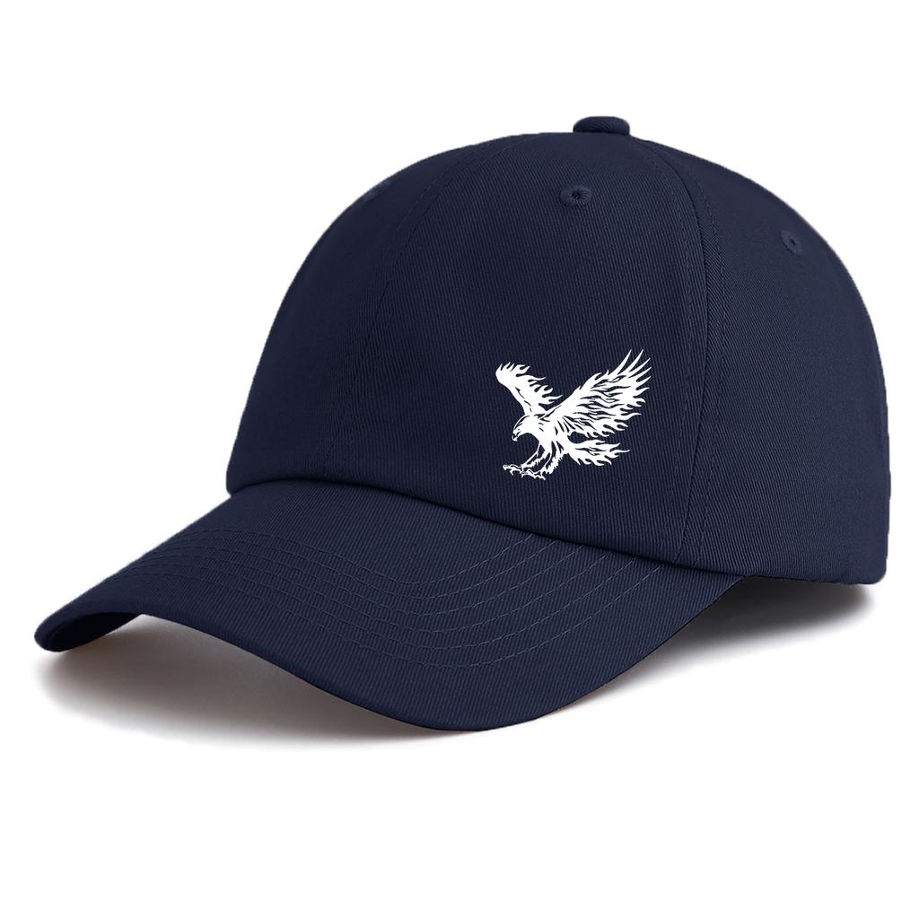 1pc EAGLE Print  Baseball Cap for Adults  Minimalist Retro Style Casual Soft Adjustable Dad Hat Perfect As Gift