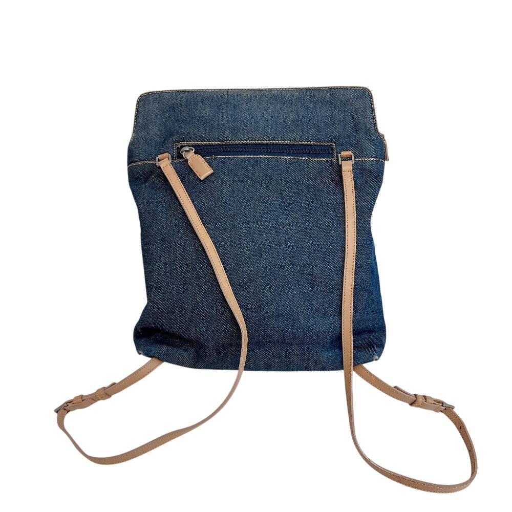 Dior Backpack denim Maris Pearl Backpack Â· Daypack blue denim Used