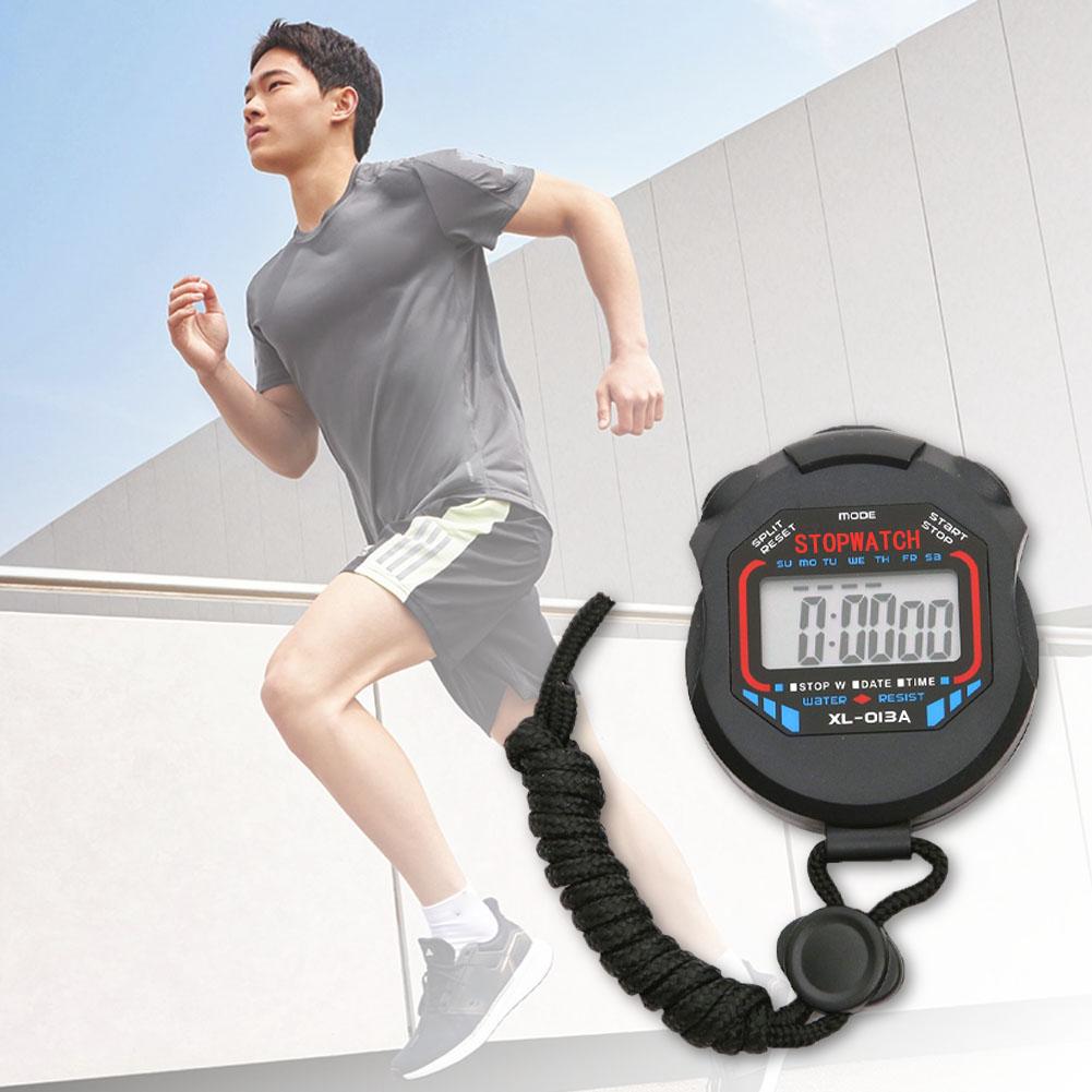 Multi-Function Electronic Stopwatch Sports Stopwatch Timer LCD Display Pocket Stopwatch Stop Watch Timer for Sports Coaches China Mainland
