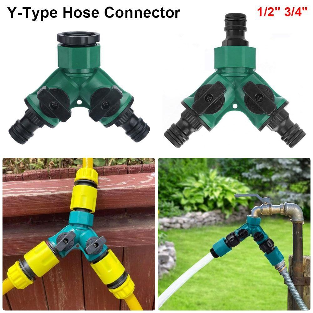 1Pcs Quick On/Off Garden Hose Connector for Landscaping Flower Planting Irrigation Watering