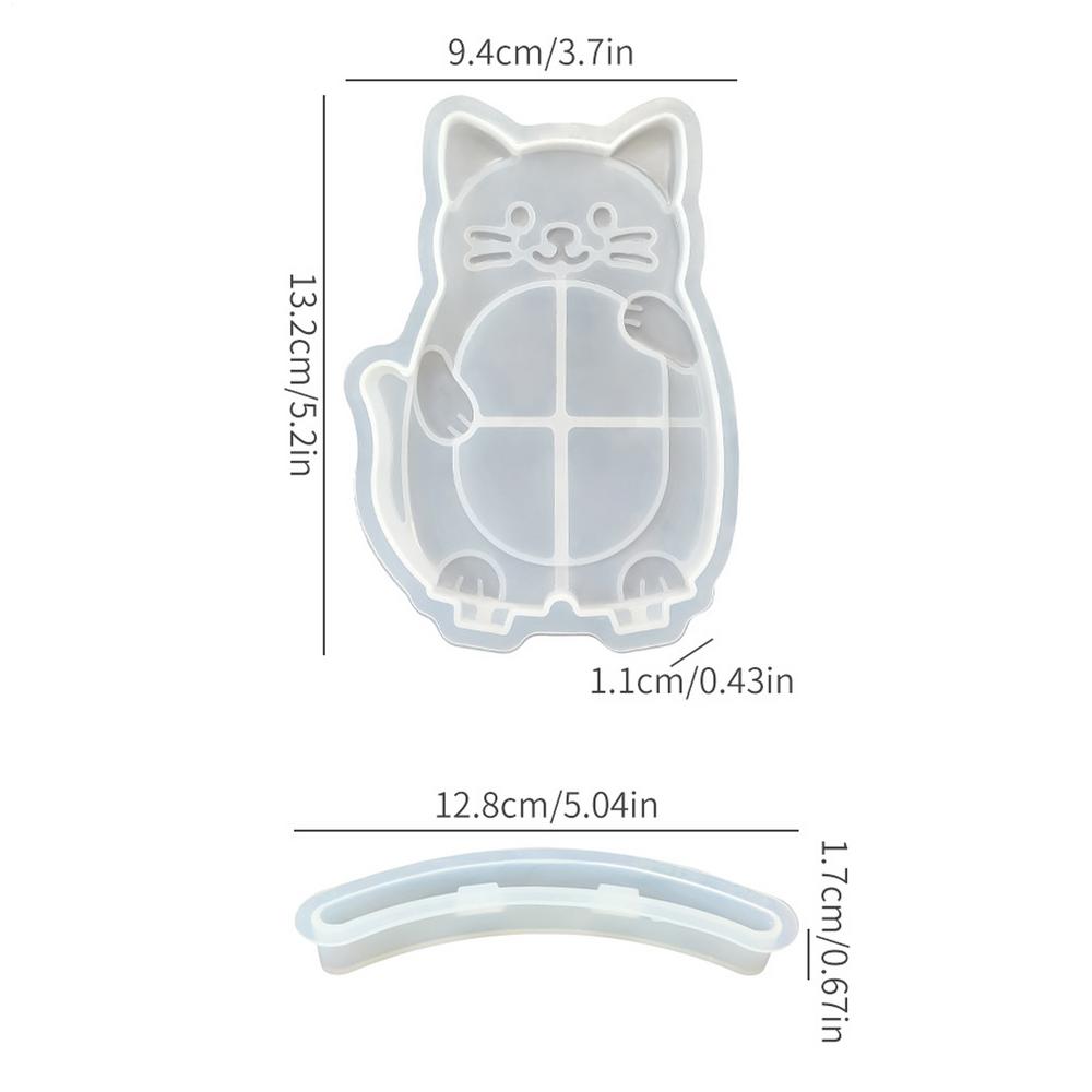 Animal Photo Frame Silicone Mold Dog Cat Epoxy Resin Molds Animal Seesaw Photo Frame Silicone Mold Cute Craft Supplies