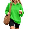 Damen Kapuzenpullover Sweatshirt mit Tasche Langarm Lässig Bequem