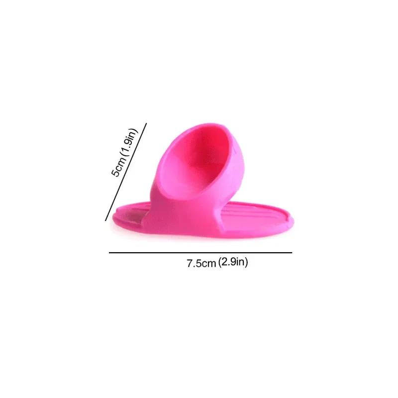 

Удобные термоизолированные силиконовые прихватки для духовки с нескользящими напальчниками, 1 шт., кухонные инструменты и аксессуары для готовки